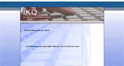 Desktop Screenshot of ikq.de